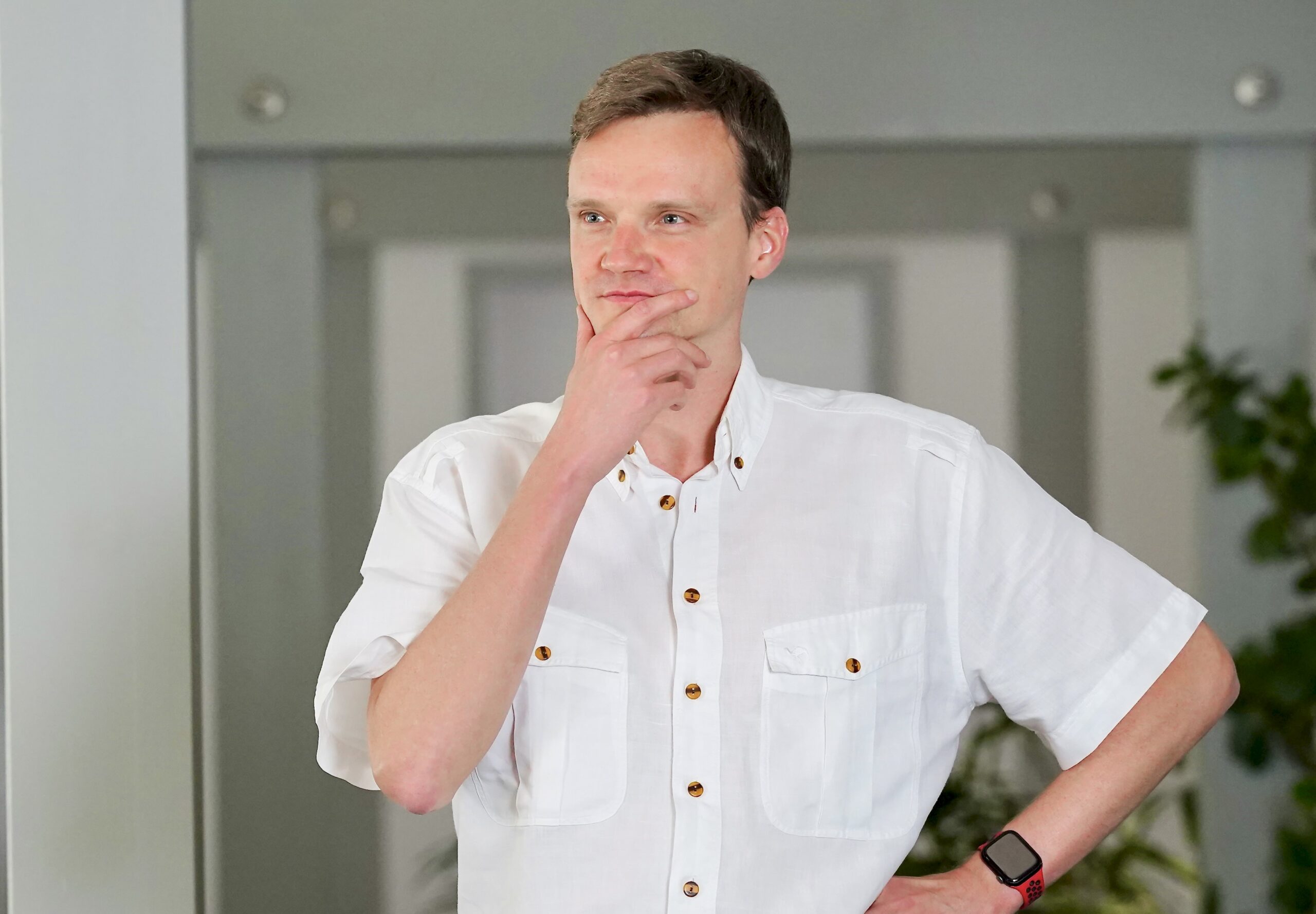 Pascal Horn, nachdenklich